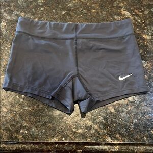 Nike Black Athletic Shorts Moisture-Wicking Elastic Waistband